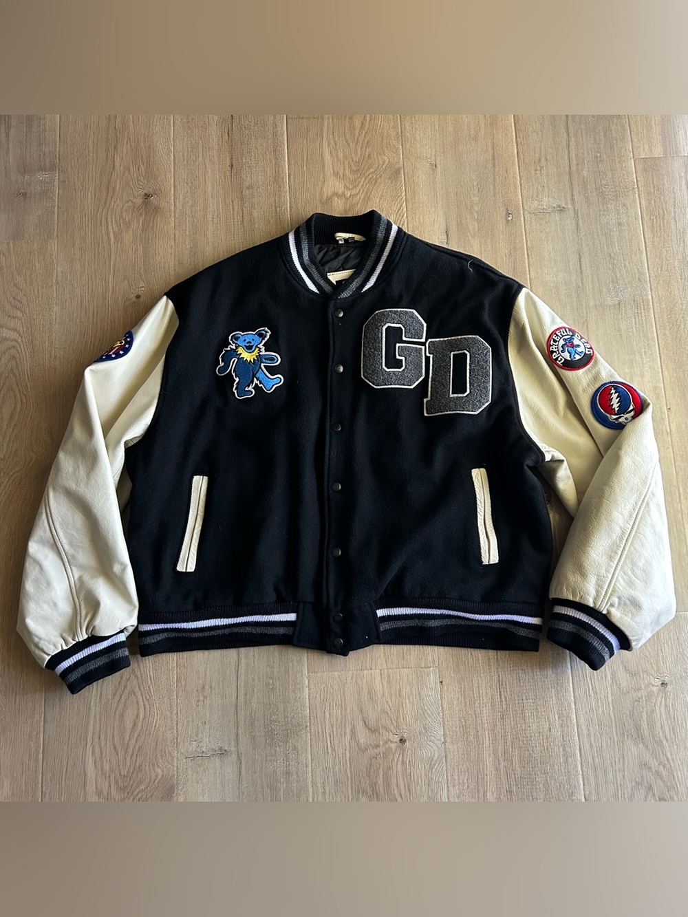 Schott NYC x Grateful Dead Varsity Leather Jacket